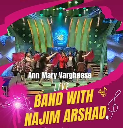 Rama Varma Club Anniversary Show, Ann Mary Vargheese Live Band with Najim Arshad